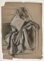 Holy Grail Series. Hooded Figure Study