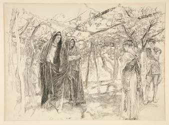 Polixenes and Perdita - Act IV, Scene III, The Winter