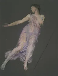Possibly a study for figure of 5 pm
