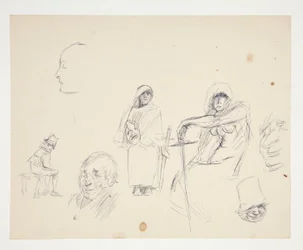 Sheet of Figure Studies