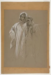 Study. Man and Woman
