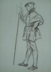 Study for The Trial of Queen Catherine