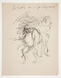 Study for an Unidentified Shakespearean Play, Possibly Falstaff