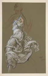 Study for figure of 10 am