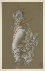 Study for Figure of 7 am