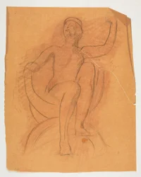 Study for the Genius of State figure