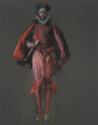 Study for the figure of Sir Walter Raleigh