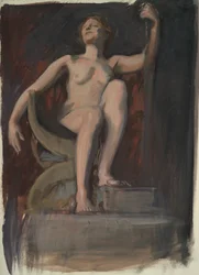 Study for the Figure of The Genius of Pennsylvania