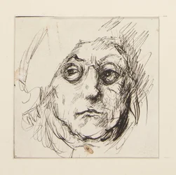 Study of Benjamin Franklin for the murals at the State Capitol building in Harrisburg, Pennsylvania, 1902-1911 (completed by John Singer Sargent)