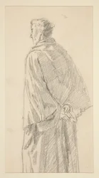 Study of a Man in Robe