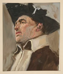 Study of a Soldier (sketch for mural for the state capitol building in Harrisburg, Pennsylvania, 1902-1911)