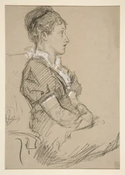 Study of Seated Women (Mrs. Abbey?)