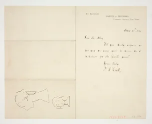 Two Sketches of a Bust