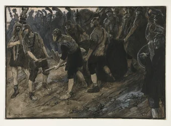 Ventidius Enters in Triumph, the Dead Body of Pacorus Borne Before Him, Act III, Scene I, Antony and Cleopatra