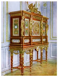 Jewel cabinet of Marie Antoinette, Versailles, France
