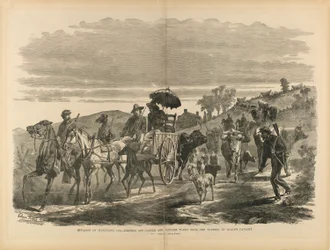 Invasion of Maryland, 1864--Driving Off Cattle and Plunder taken from Farmers by Early