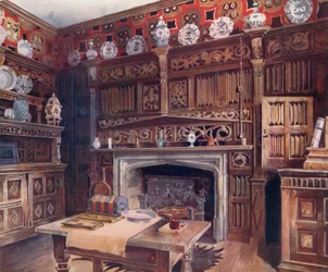The Panelled Study at Groombridge Place