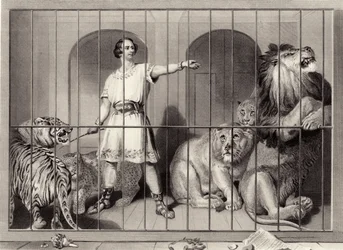 Van Amburgh and the Lions