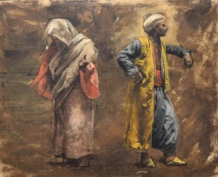 Study of Two Figures, ca. 1878