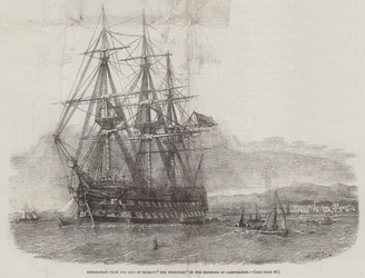 Emigration from the Isle of Skye, The Hercules in the Harbour of Campbelton