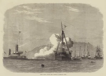 Firing Trials against HMS Glatton in Portland Roads