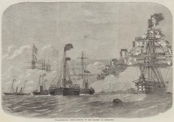 The Cherbourg Fetes, Arrival of Her Majesty at Cherbourg
