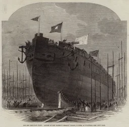 The New Iron-Clad Fleet, Launch of Her Majesty