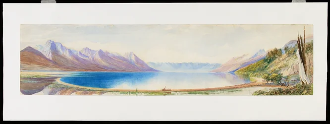 The Upper Reach of Lake Wakatipu, looking South, South Island, New Zealand
