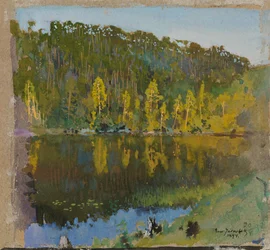 Forest Pond, Landscape Study