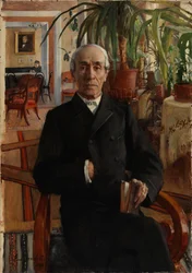 Portrait of Baron Johan Philip Palmén, Vice Chancellor of the University