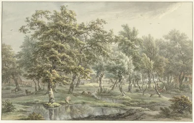 Landscape in Eext (Drenthe Province)