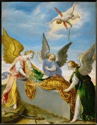 Saint Catherine is Laid to Rest by Angels