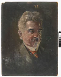 Portrait of Leopold Czihaczek in Three-Quarter Profile
