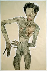 Male Nude (Self Portrait)
