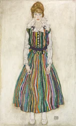 Portrait of Edith, the artist