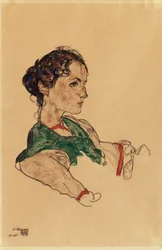 Portrait of the artist Silvia Koller