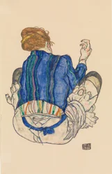 Seated Woman, Back View, 1917