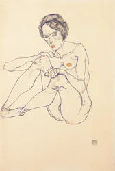 Seated Female Nude