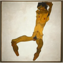 Seated Male Nude