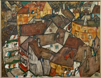 Small Town - Krumau in Czechoslovakia