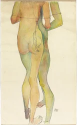Two standing nudes