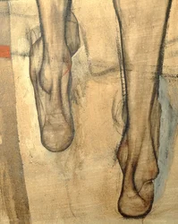 Female Nude with Shoulder Cloth, Fragment