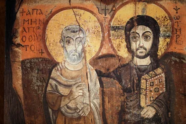 Jesus and Menas in a Sixth-Century Icon