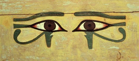Udjat Eyes on a Coffin, Middle Kingdom