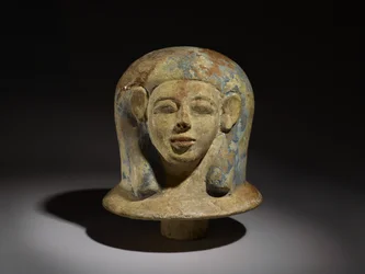 Canopic Jar Lid in the Shape of a Head