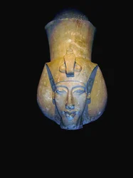 Akhenaten. Amenhotep IV (sometimes given its Greek form, Amenophis IV, and meaning Amun is Satisfied), a Pharaoh of the Eighteenth dynasty of Egypt, ruled for 17 years and died in 1336 BC or 1334 BC. He abandoned traditional Egyptian polytheism and introdu