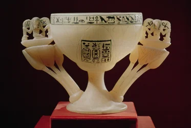 Drinking Cup in the Form of a Half-Opened Lotus Flower, Found at the Entrance to the Tomb of Tutankhamun