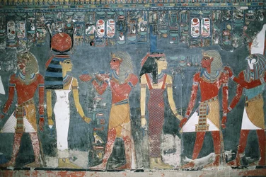 Egypt, Luxor, Valley of the Kings, Tomb of Horemheb
