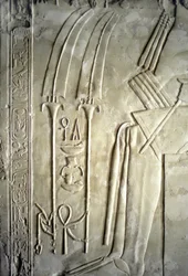 Egyptian antiquity: hieroglyphs. Tomb of Kherouef