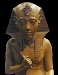 Fragment of a Royal Group of The Amarna Period: The Latter Half of the Eighteenth Dynasty was Marked by the Reign of Amenhotep IV, Who Changed His Name to Akhenaten (1353-1336 BC)